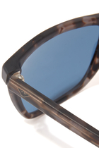 Rectangular Nylon Fiber Sunglasses